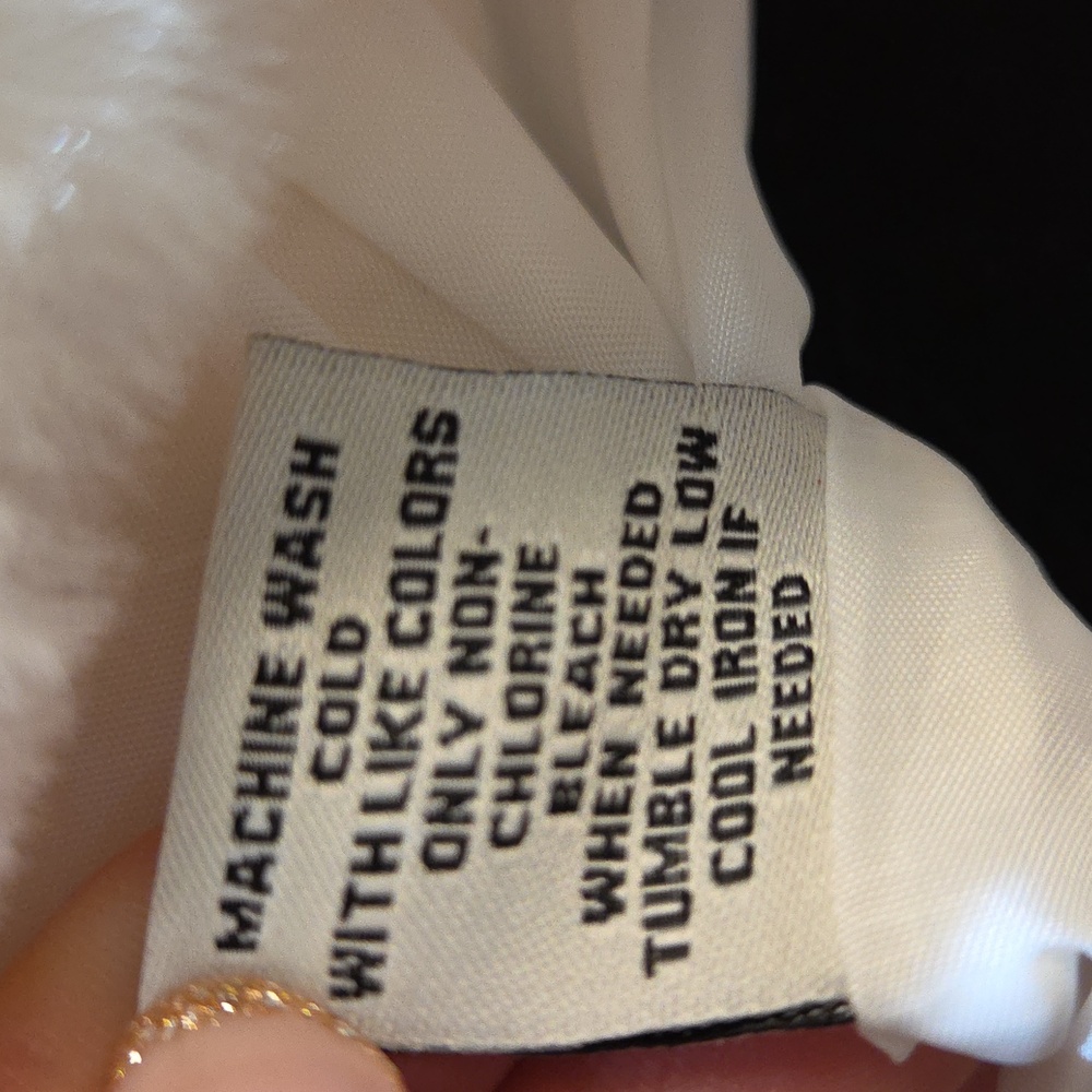 Nwt XL Sabrina Lauren Cozy Cream Teddy Jacket for Women With Pearls - Picture 16 of 17